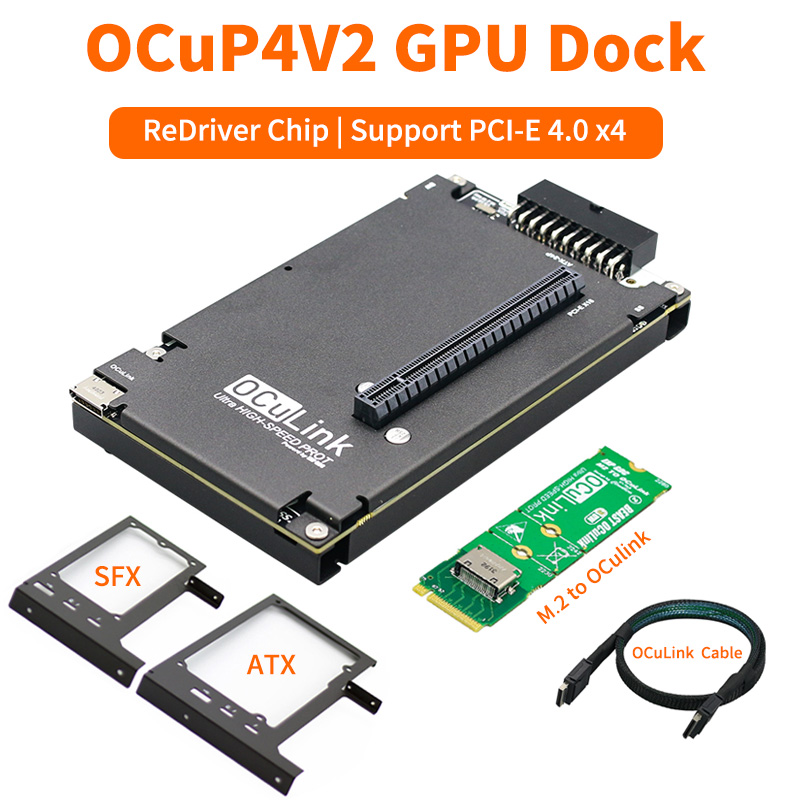 Oculink Gpu Dock Station - OCuP4V2 OCuLink GPU Dock ชิป ReDriver