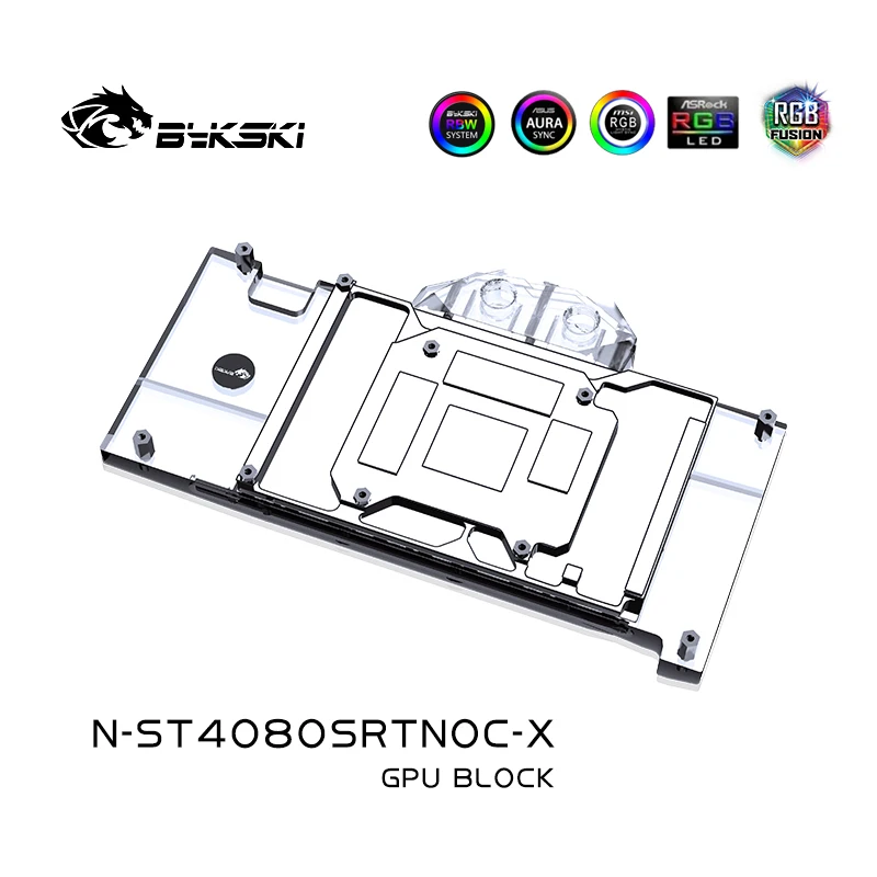 บล็อกระบายความร้อน GPU Bykski  - Rtx 4080 Water Cooling Block บทวิจารณ์และราคา
