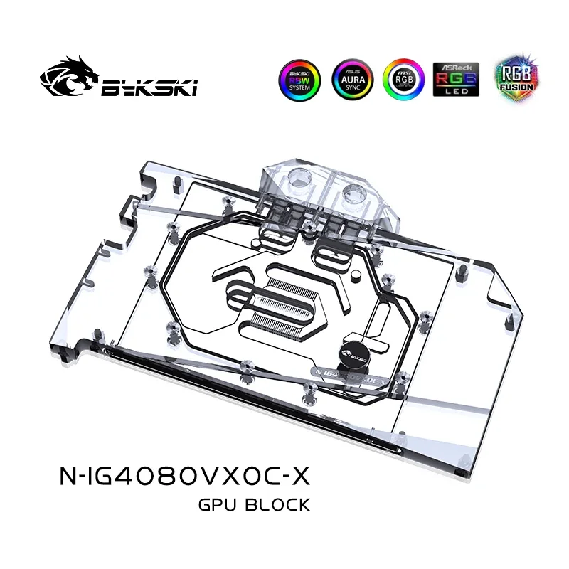 บล็อกระบายความร้อน GPU รุ่น By - Rtx 4080 Water Cooling Block บทวิจารณ์และราคา