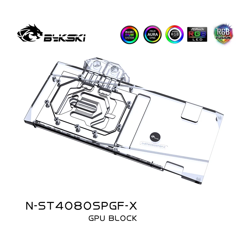 บล็อก GPU Bykski N-ST4080SPGF- - Rtx 4080 Water Cooling Block บทวิจารณ์และราคา