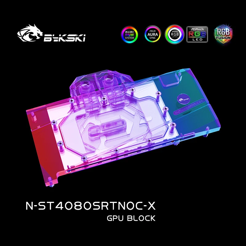 บล็อกระบายความร้อน GPU Bykski  - Rtx 4080 Water Cooling Block บทวิจารณ์และราคา